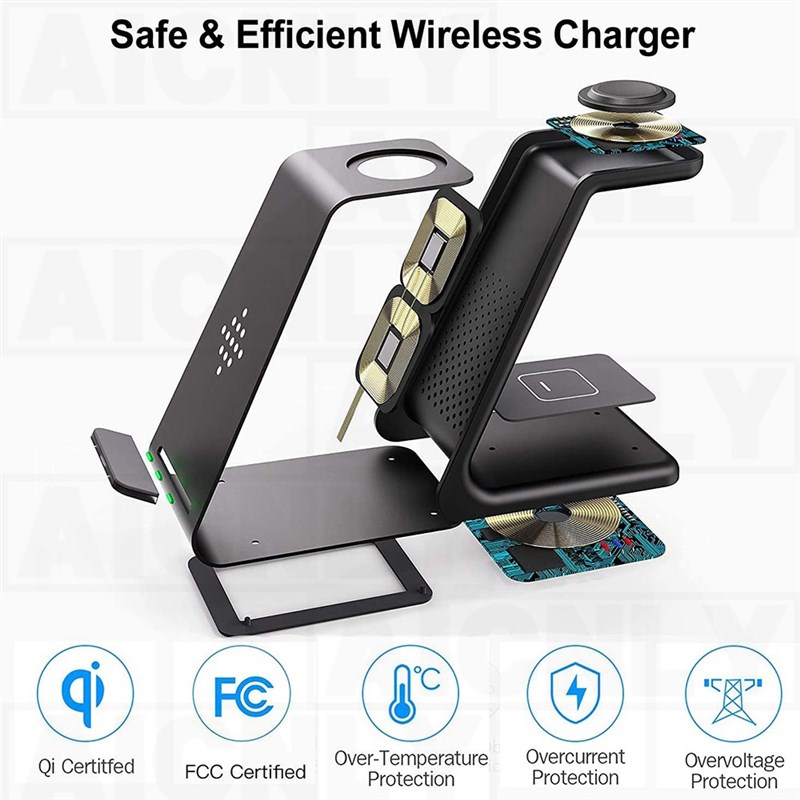 3 In 1 Wireless Charger 10W  Charge   Iphone 11 Pro SE2