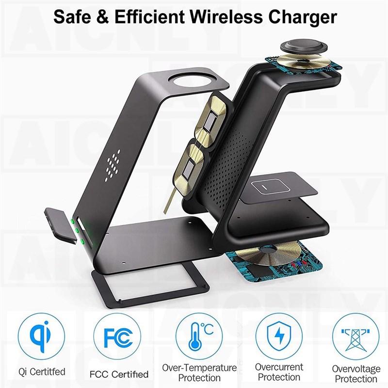 3 In 1 Wireless Charger 10W Charge Iphone 11 Pro SE2