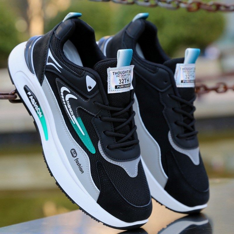 男鞋春夏季新款透气网面运动鞋百搭软底休闲鞋防滑防臭耐磨跑步鞋,流行男鞋,网面鞋,淘宝优惠券,粉丝福利购,淘宝优惠卷