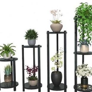 铁艺花架子置物架花架客厅落地组合圆形花台阳台绿萝吊兰植物架