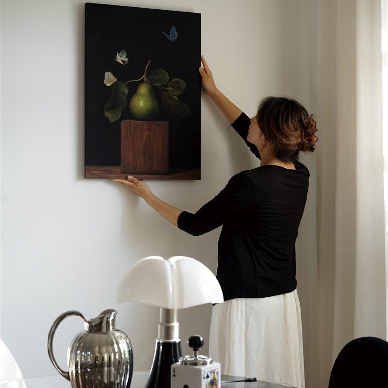 工厂销集木d室物所/蝴蝴得利挂画墙画客厅餐厅入户玄关画沙发背景
