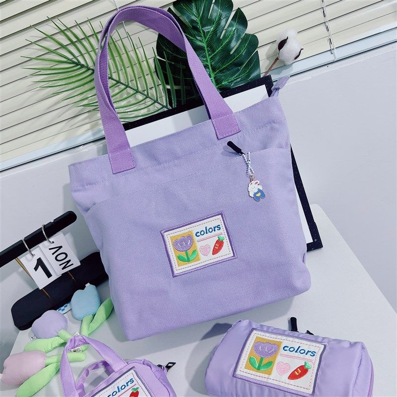 小众文艺简约拉链便携上班手提包女帆布可爱大学生上课手拎单肩包,箱包皮具/热销女包/男包,时尚帆布包,淘宝优惠券,粉丝福利购,淘宝优惠卷