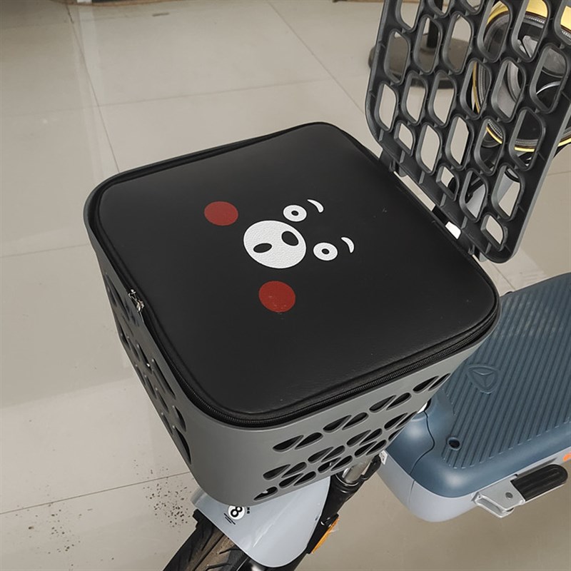 爱玛泡泡咖啡电动车前塑料车筐内胆包TDT1218Z防漏防尘车篓包内衬
