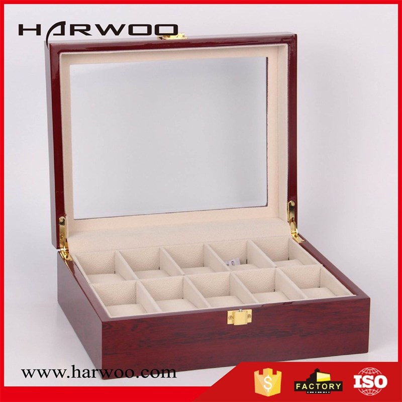 现货烤漆手表收纳盒木质2 3 5 6 C10 12 20位手表展示盒手表盒子