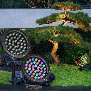 照树灯led投光灯户外射灯防水射树插地灯草坪超亮室外景观庭新品