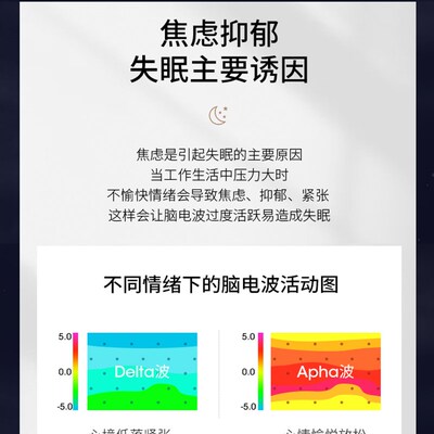 速发厂睡眠神器智能睡眠仪深度严重睡不着助眠安神快速入睡失眠安