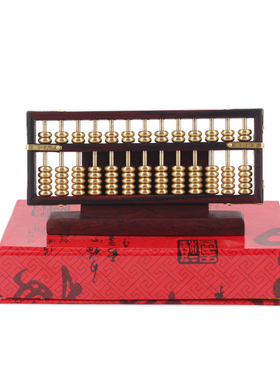 算盘摆件开业礼品木制小号实木抓周E老式文玩紫檀木制复古红木雕