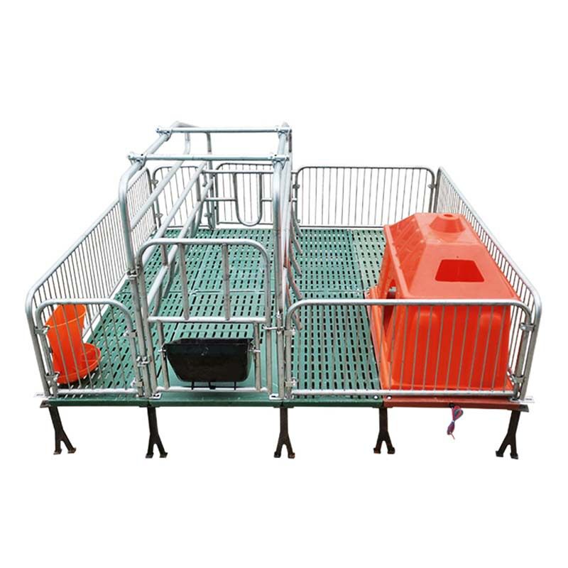 速发【母猪产床】 生产厂家双体分娩两用产床 复合v板双体猪产床