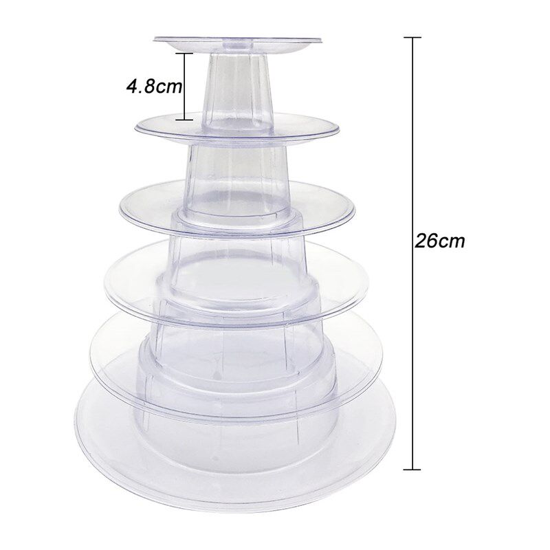 4/6 Layer  High Quality Macaron Tower Cake Stand cake Macaro