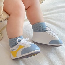 幼儿学步a鞋秋天学走路的鞋子7个月女宝宝秋鞋男宝一段软底小孩穿