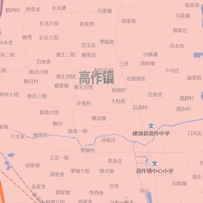建湖县地图1.15m盐城市家用折叠高清办公室书房背景墙装饰画墙贴