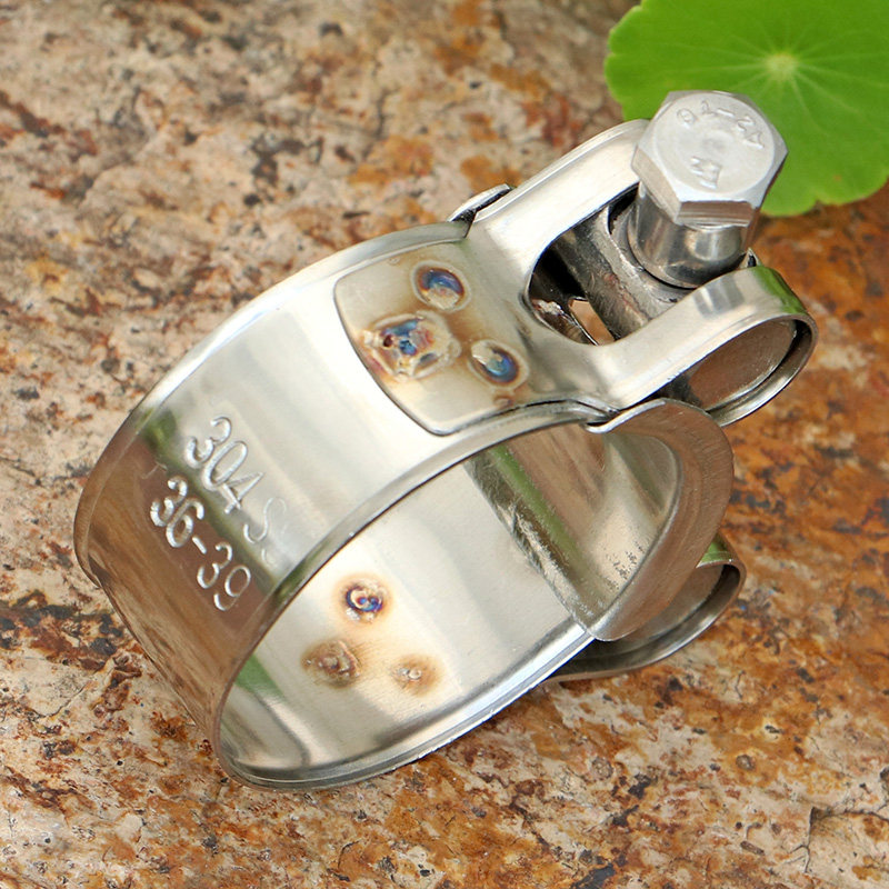 1只包邮304不锈钢强力卡箍y管道夹抱卡扣大力螺丝锁紧管箍管卡喉