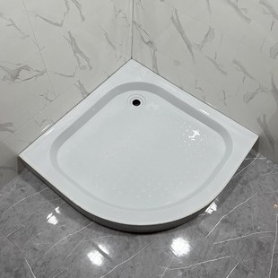 箱房车挡水条 防水防滑加厚耐磨弧扇形淋浴房底盆底座底盘石基集装