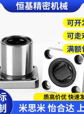 法兰直线轴承 微型LHTS LHTSF6 8 10 12 13 16 20 25 30