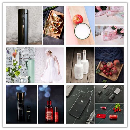 57*87cm Photography Backdrops Marble Wood Grain 2 Sided Wate