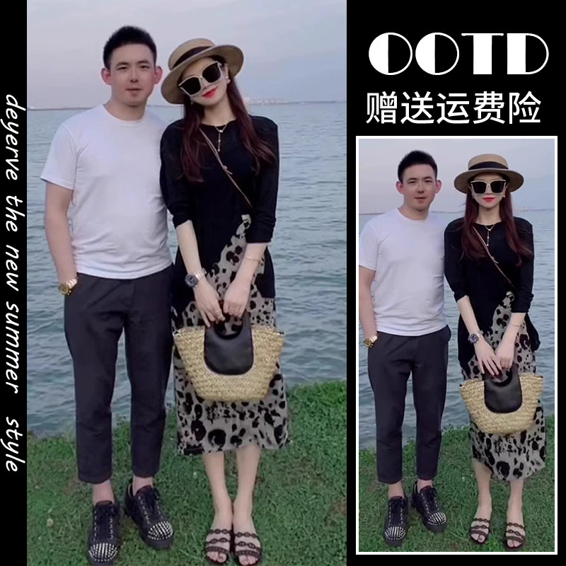 热销夏装搭配一整套梨型身材微胖显瘦遮肉盐系轻熟港风两件套装裙