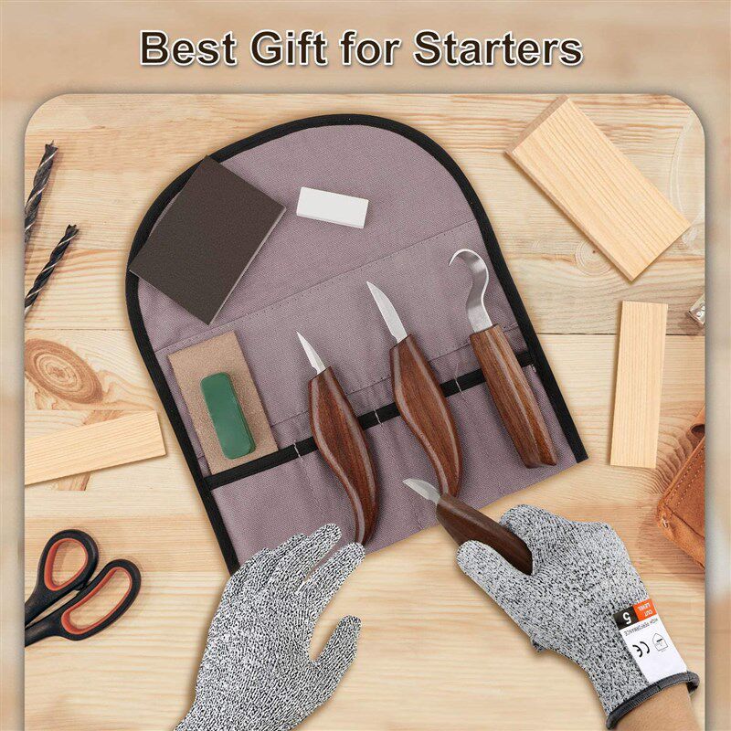 1/3/5/7/10/12pcs Wood Carving Tools Chisel Woodworking Cutte