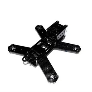 QAV210穿越机机架魔改版 电池下层机架多轴无人机飞行器纯碳机架