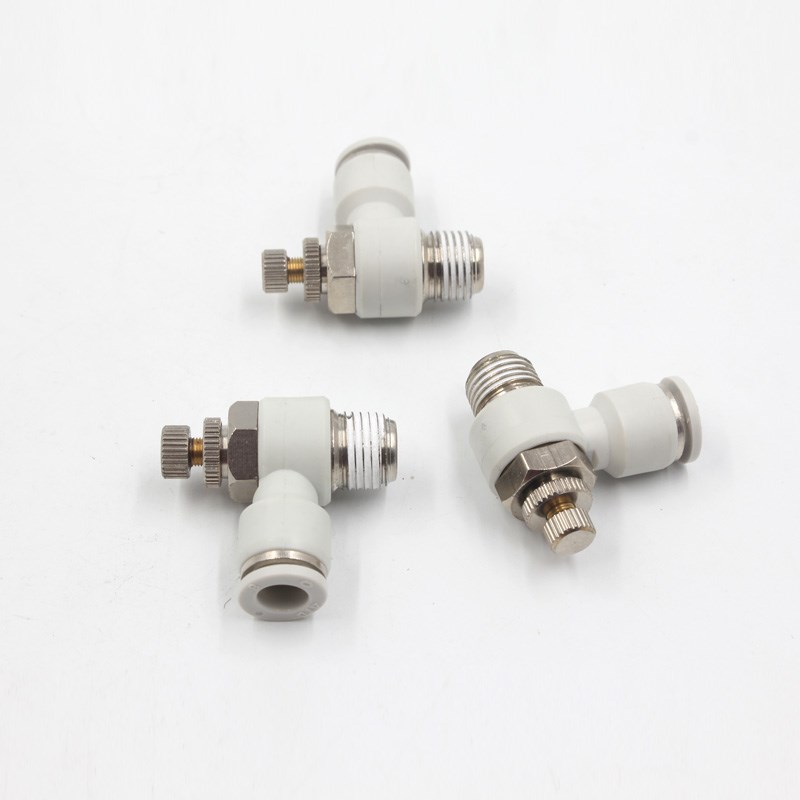 亚德客进气 节流阀 PSL4M5A PSL401A PSL4M5B PSL401B 调速阀