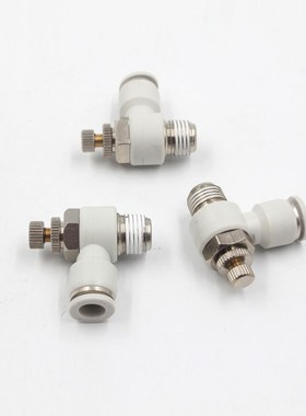 亚德客进气 节流阀 PSL4M5A PSL401A PSL4M5B PSL401B 调速阀