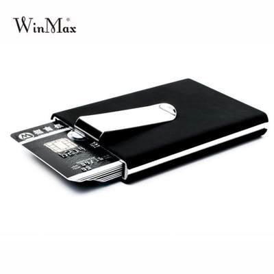 速发Pocket Box Alnum Business n ID Card Holder Gift Wallets