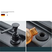 detergent Black bottle kitchen sink soap dispenser