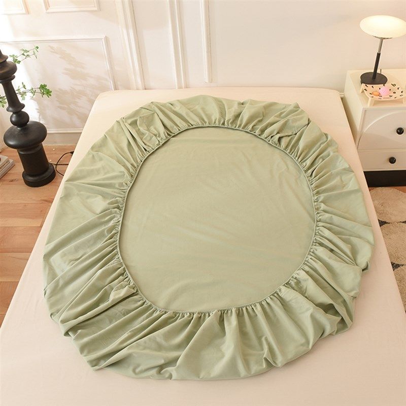 全棉A类简约纯色床笠100床单三件套宿舍单床罩床垫保护套被单,床上用品,床笠,淘宝优惠券,粉丝福利购,淘宝优惠卷