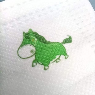 宝宝夏天透气易呼 卡通绿马创意设计口罩定制印LOGO动物H口罩时尚