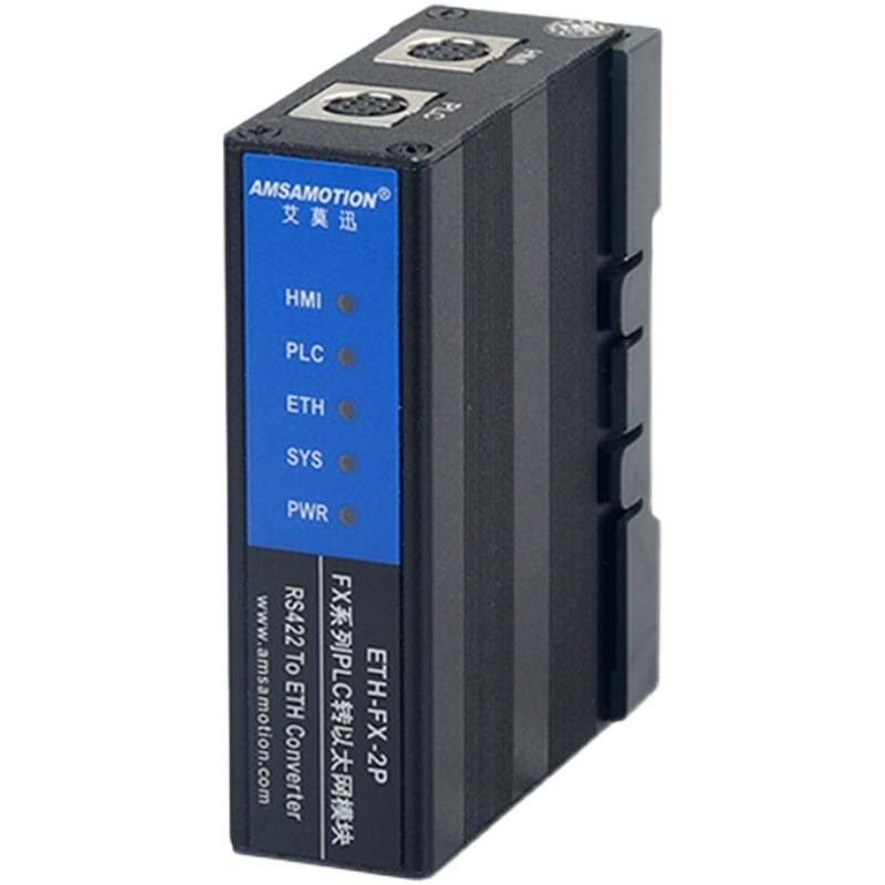 适用三3PLC转以太网FX菱U 1N模N通讯2块编程口Q扩展网口ETH-FX-2P
