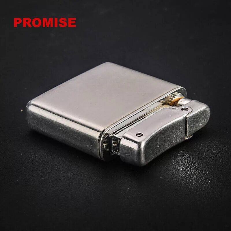 百诺纯铜磕头煤油火机 按压式自动点火砂轮老式创意奇特火机男