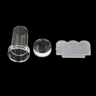 Jelly Clear Stamper 极速New Refill Soft 2.4cm Silicon Head