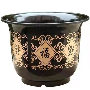 花盆仿陶瓷树脂塑料果树盆特大号盆栽绿植果树绿萝月季 牡丹花盆