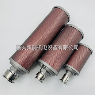 卡套接头KF25/KF40/KF50消音器 真空泵 隔膜泵专用卡箍接头消声器