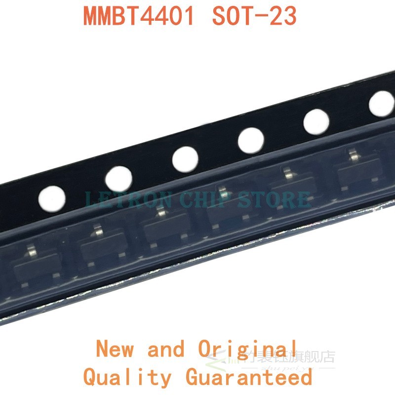 100PCS MMBT4401LT1G SOT-23 2N4401 PMBT4401 2XR W2X SOT23 SMD