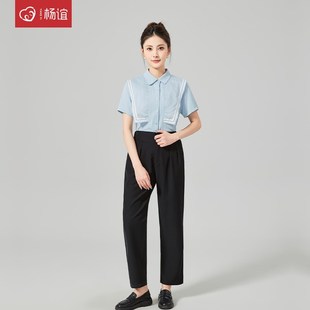 2025新款 幼儿园老师园服工j作服夏季 女款 教师职业装 幼师 港风套装