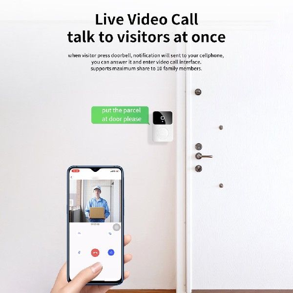 Wrieless Doorbell Smart Lyife Atp Setting Smarp Door Bell 乐器/吉他/钢琴/配件 乐器工具 原图主图