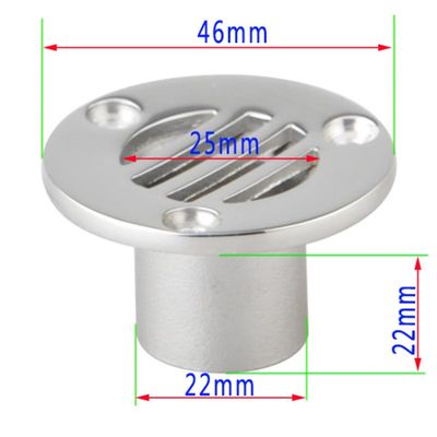 316不锈钢游艇地漏 3/4寸地漏游艇漏水J口 房车地漏 船用五金配件