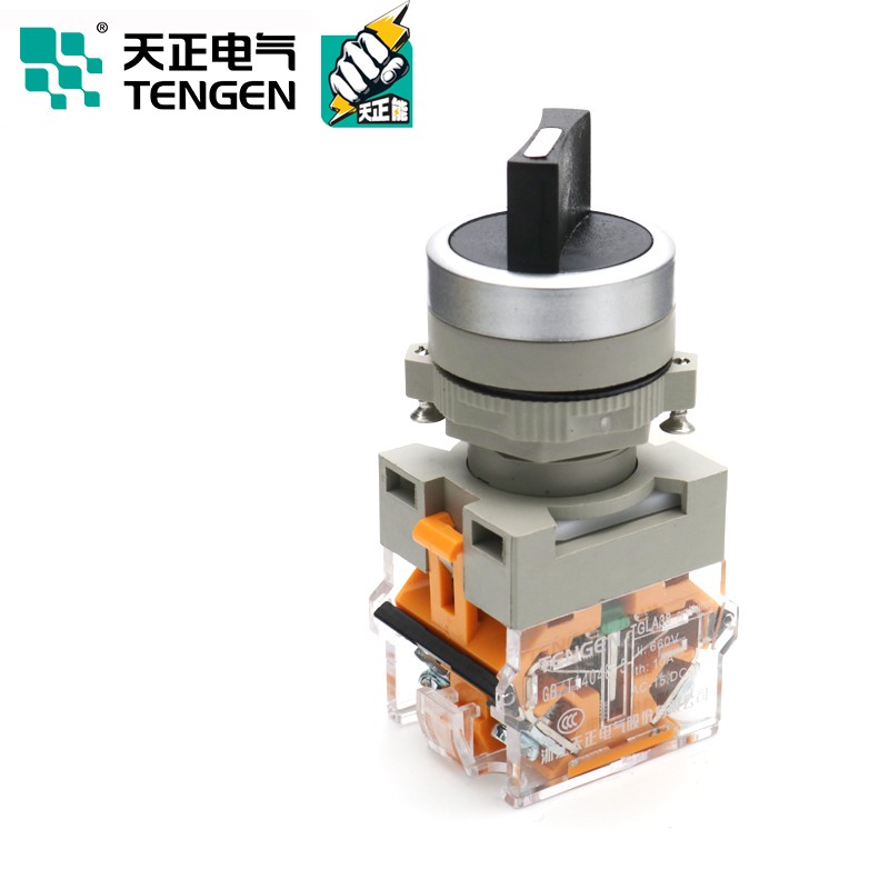 TENGEN天正TGLA39B/38启动开关按钮急停蘑菇头旋钮22mm暂停自复位