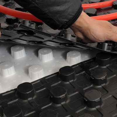 推荐地暖保温板模块超薄蘑菇板干式水地暖模块免回填地热管挤塑板