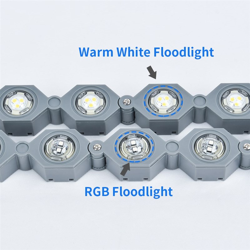 推荐IP68 Waterproof RGB Le Floolight Warm White Wall Washer