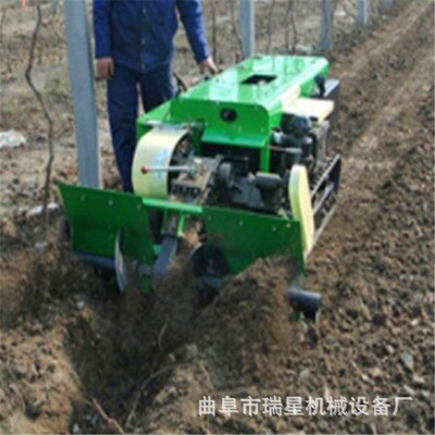 湖南自走式履带田园管u理机 旋耕松土机 农田开沟施肥机