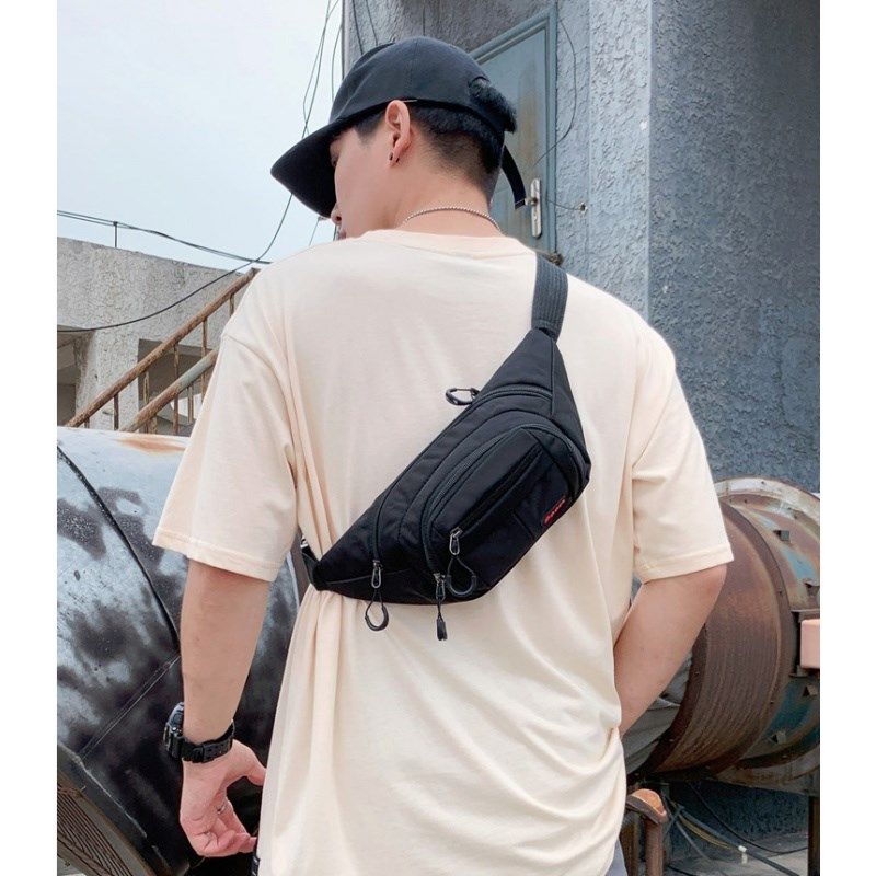 JA19运动跑步手机腰包男女大容量工作生意时尚防水户外收钱包新