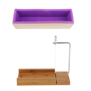 2pcs Soap Loaf Cutter Making Tool Kit, Wooden Soap Cutter Mo