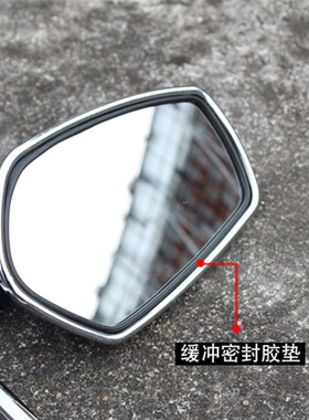 摩托车后视镜倒车镜反光镜骏驰 GT125X悍骏 GR150骏龙QSY125后视