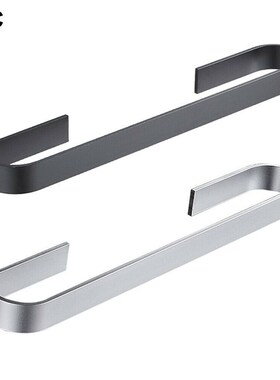 Towel Holder Bathroom Towels Rack Hanger Black Silver 304 S