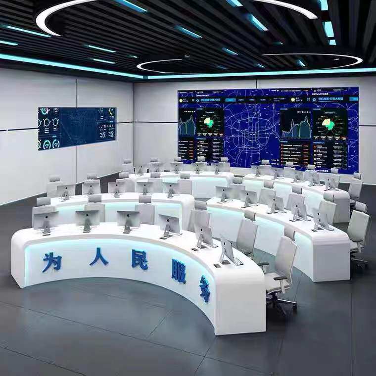 烤漆监控台调度台指挥台操作台控制台定制弧形会议桌演播室主播台使用感如何?