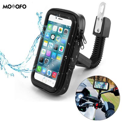 Waterproof Motorcycle Motorbike Phone Holder Cell Phone Mou