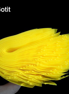 黄色自封袋17*25cm8号加厚12丝彩色夹链封口袋pe五金包装袋100个