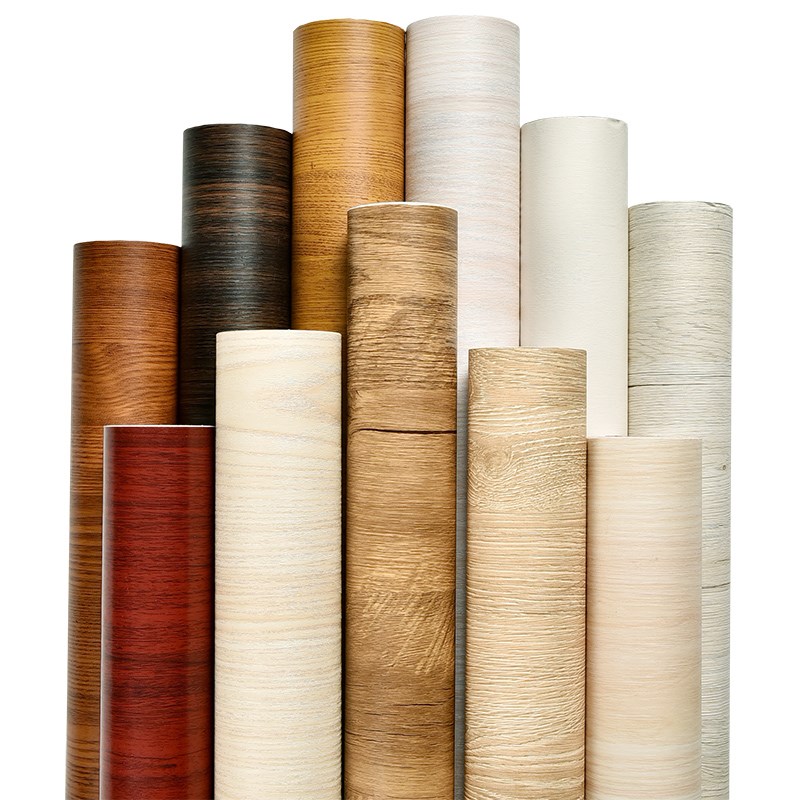 38N特厚d防水木纹PVC 仿木纹家具翻新贴纸自粘衣橱柜子房门书桌面