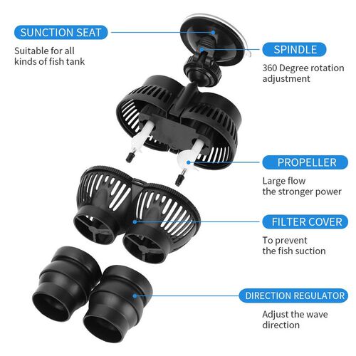 速发Wave Maker Wavemaker Water Pump for Aquarium Fish Tank S